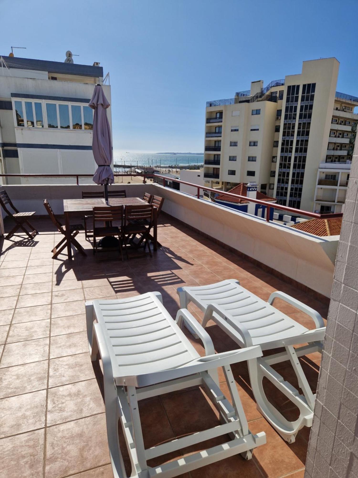 Amazing Terrace Costa Da Caparica Lägenhet Exteriör bild